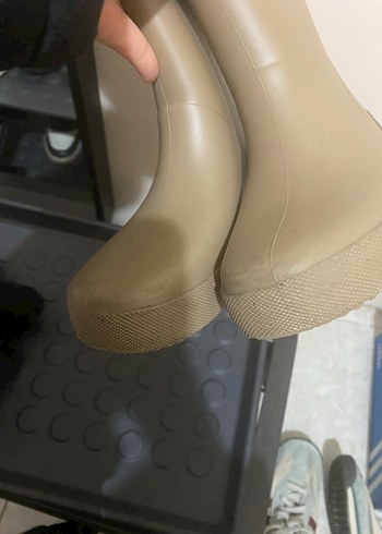 Çocuk Bej Kürklü Lastik Bot igor - Görsel 5