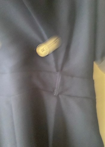 Lacivert Keten Kadın Midi Tulum - Görsel 4