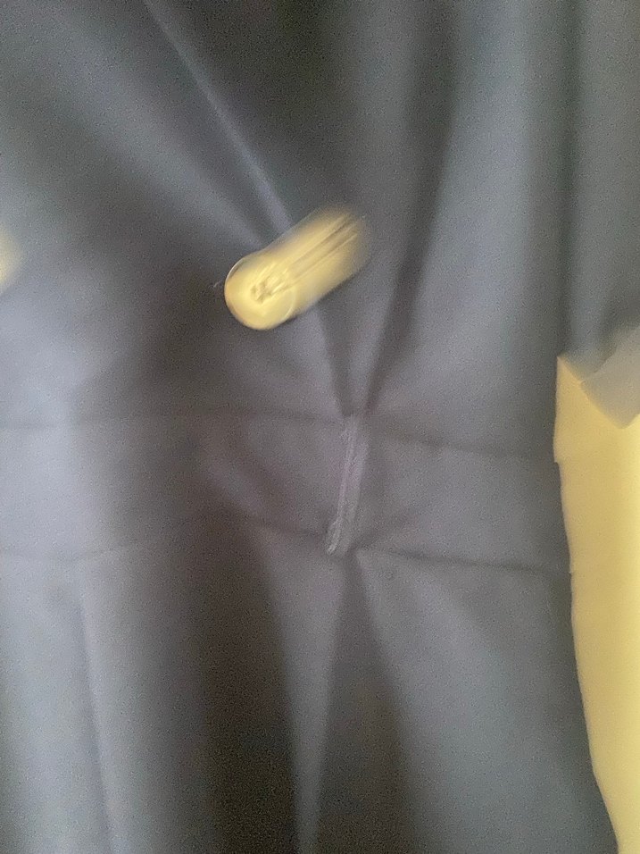 Lacivert Keten Kadın Midi Tulum - Görsel 4