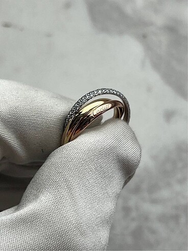 Cartier Trinity Taşlı Yüzük