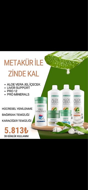 Kilo vermeye yardımcı set