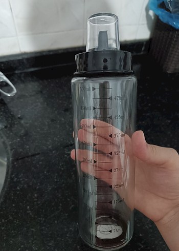 Karaca Ölçülü Şeffaf Sıvı Şişesi