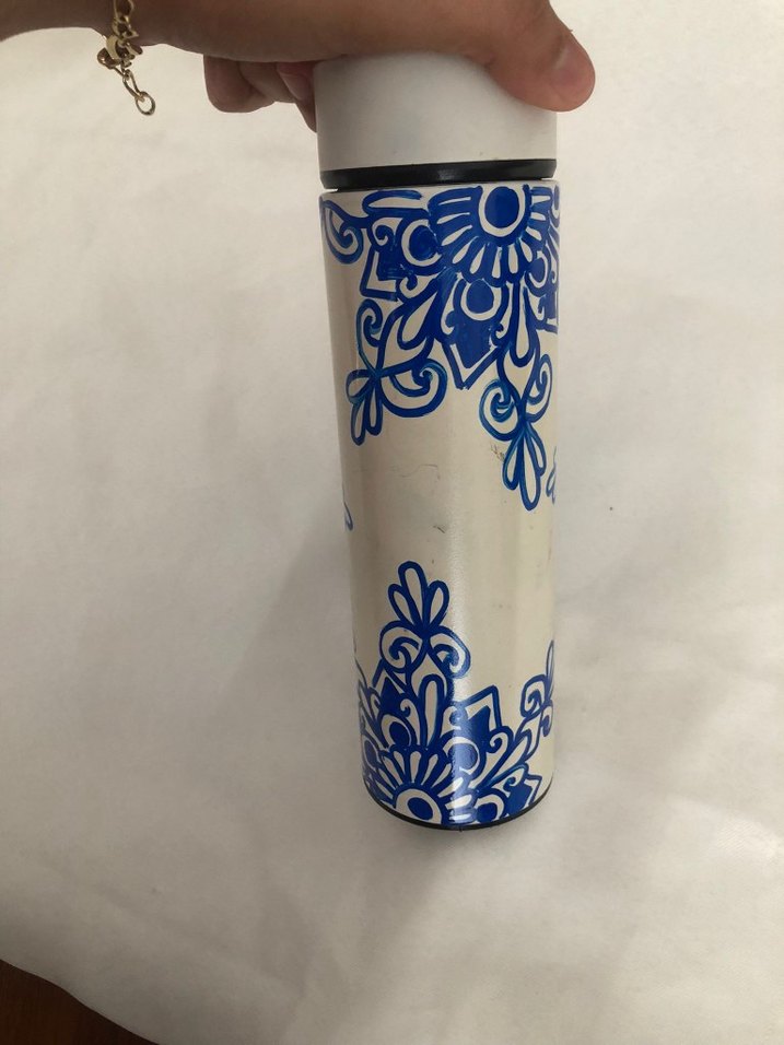 Mavi Termos Şişe - Görsel 2