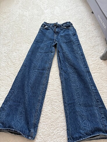 Koton Wide Leg Zeynep bastık koleksiyonu W25 L32 beden