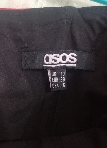 Asos Kırmızı mini abiye