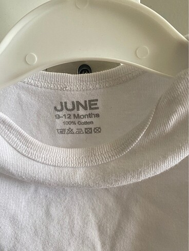 9 Ay Beden beyaz Renk June 4 lü zıbın