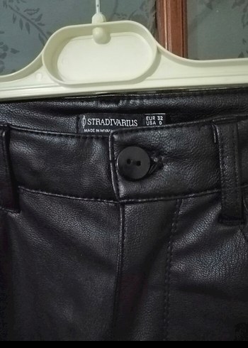 Deri dar paça pantolon - Görsel 2