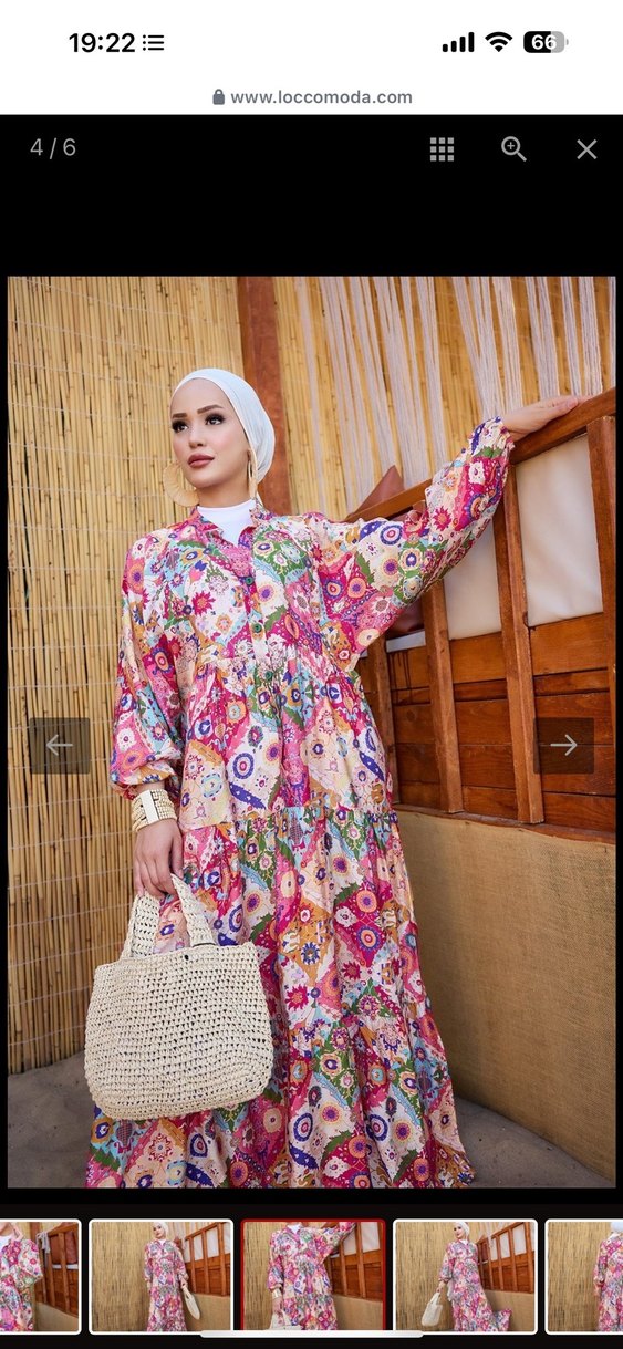 Bohem Tarz Uzun Salaş Elbise - Görsel 4