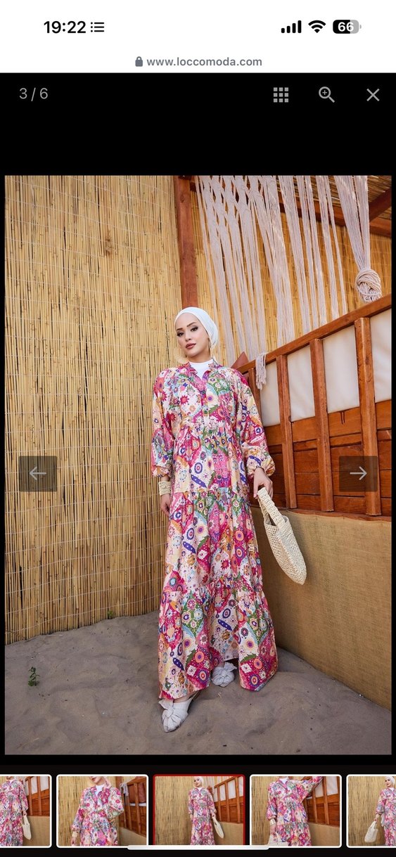 Bohem Tarz Uzun Salaş Elbise - Görsel 3