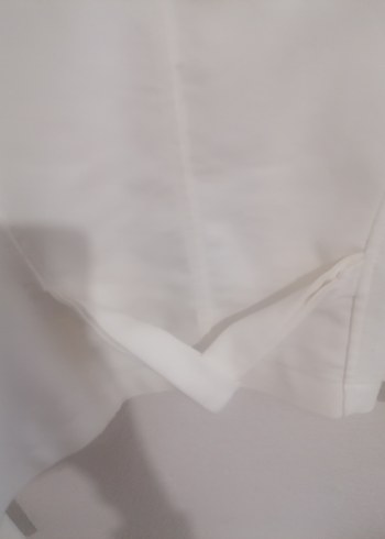 Düğmeli Beyaz Bolero - Görsel 7