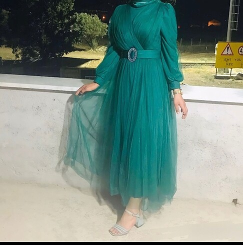 Abiye Tül abiye elbise