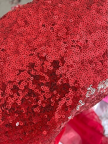 6 Yaş Beden Kırmızı Kız Çocuk Etek