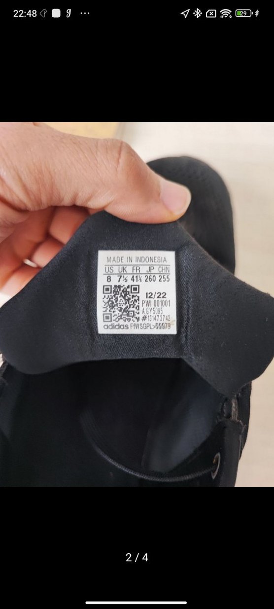 Erkek Siyah Spor ve Günlük Koşu Ayakkabısı - Görsel 2