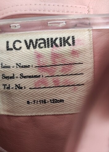 LC Waikiki Kız çocuk deri mont
