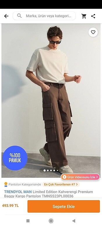 Kargo pantolon
