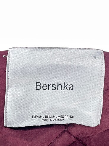 m Beden bordo Renk Bershka Mont %70 İndirimli.