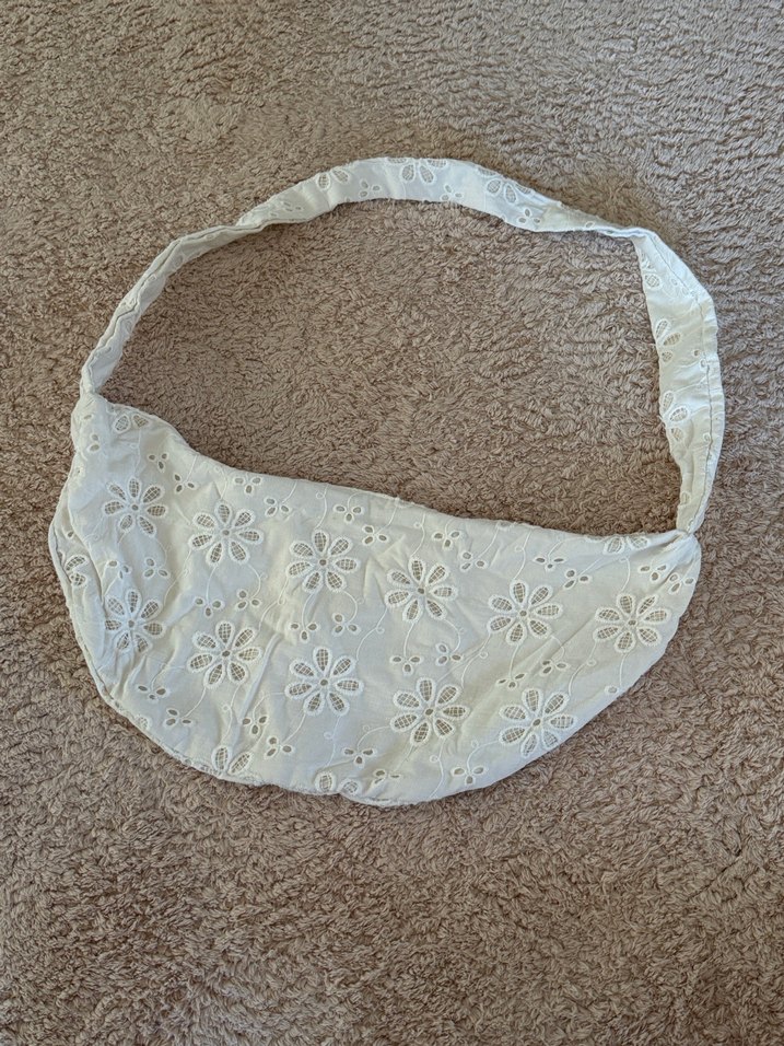 Nakışlı Beyaz çanta - Görsel 2