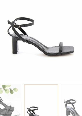 Klasik Siyah Topuklu Kadın Ayakkabı - Görsel 2