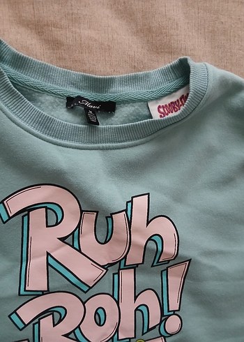 Mavi Mavi Renkli Baskılı Kadın Sweatshirt