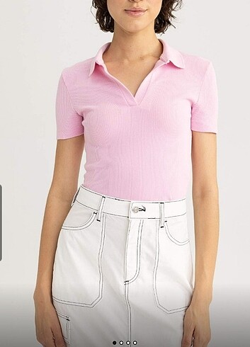 Defacto Kadın crop t-shirt