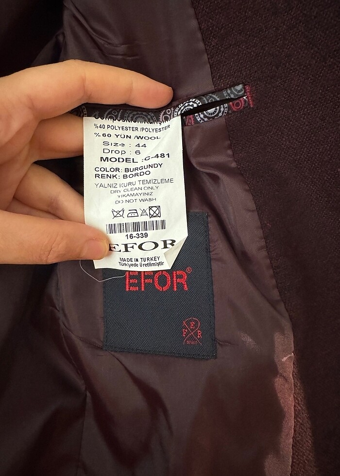 Efor Yün Ceket 44 - Görsel 3