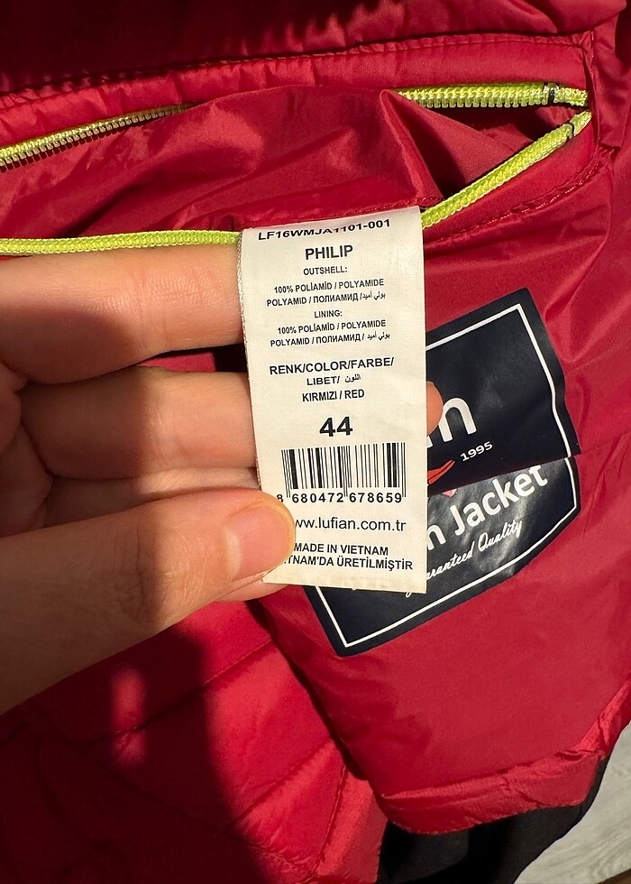 Lufian Erkek mont 44 - Görsel 4