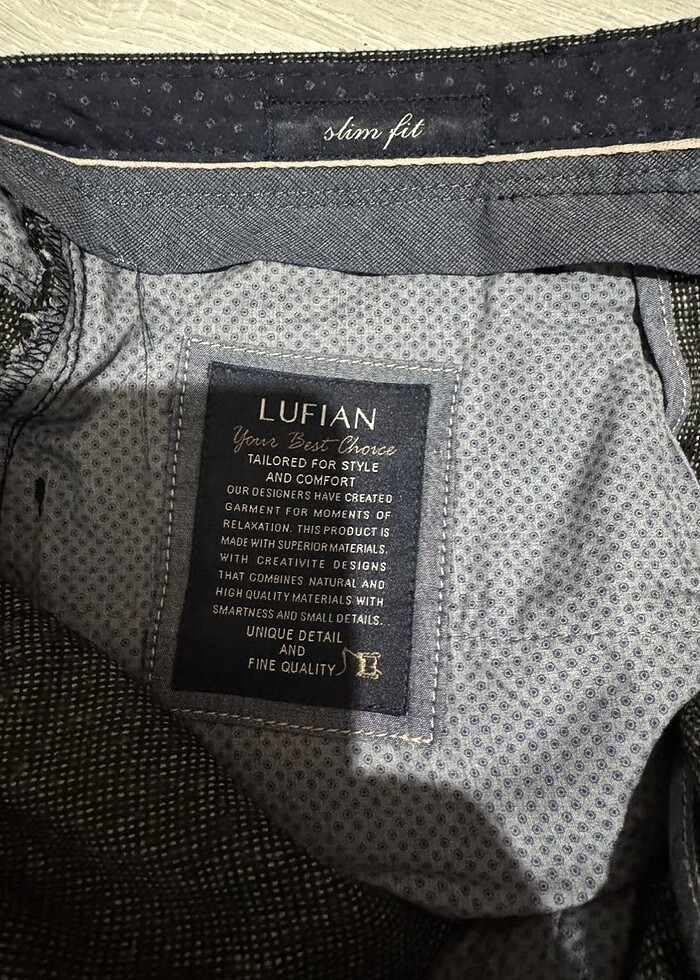 Lufian Erkek Kalın Pantolon - Görsel 3