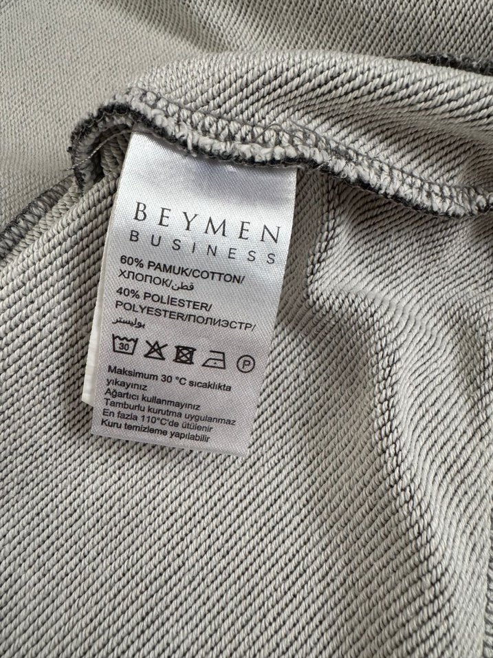 Beymen Gri Kapüşonlu Fermuarlı Erkek Sweatshirt - Görsel 3