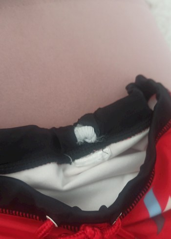 Kırmızı Desenli Erkek Çocuk Mayo Şortu - Görsel 2