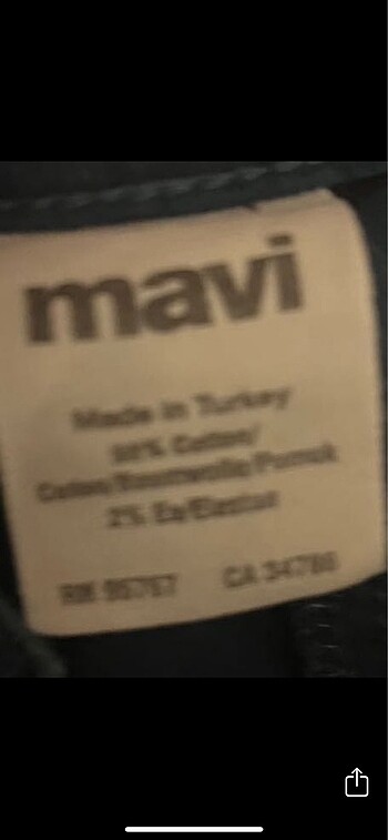 28 Beden mavi Renk MAVİ JEANS Fitilli Kadife Pantolon