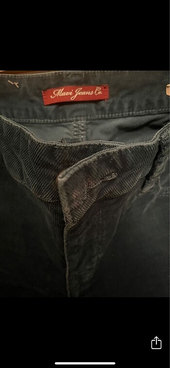 28 Beden MAVİ JEANS Fitilli Kadife Pantolon