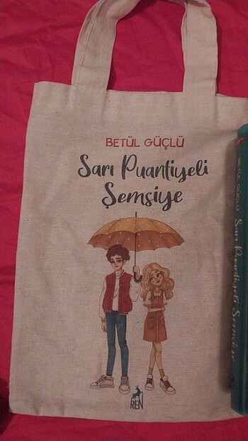  Beden Sarı puantiyeli şemsiye