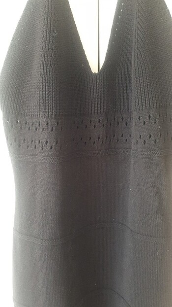 H&M Bayan askılı triko elbise