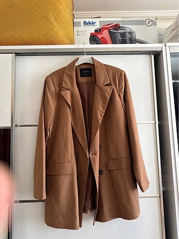 l Beden kahverengi Renk Blazer