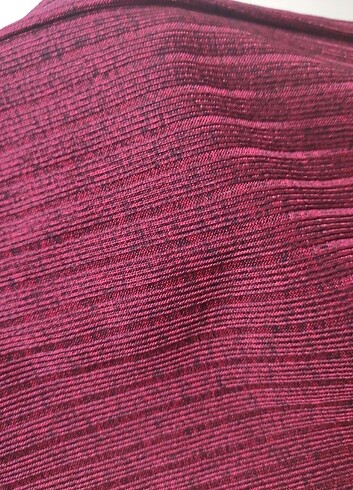 Diğer Bordo tiril tiril düz kesim pantolon