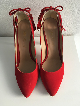 39 Beden kırmızı Renk Topuklu Ayakkabı