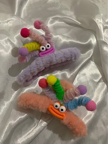 Peluş tırmık toka(2adet)