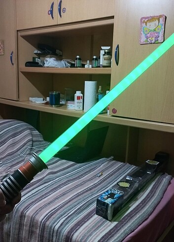  Beden Renk Işın kılıcı Luke skywalker yeşil renkli 