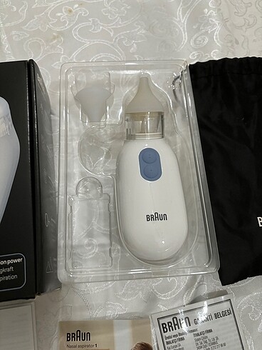 Braun Nazal Aspiratör Tertemiz Yedek Başlıklı Burun Temizleme Ci - Görsel 6
