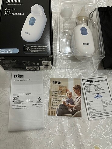 Braun Nazal Aspiratör Tertemiz Yedek Başlıklı Burun Temizleme Ci - Görsel 7