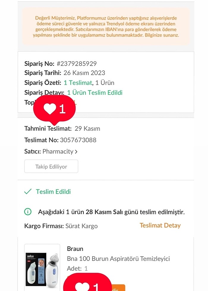 Braun Nazal Aspiratör Tertemiz Yedek Başlıklı Burun Temizleme Ci - Görsel 2