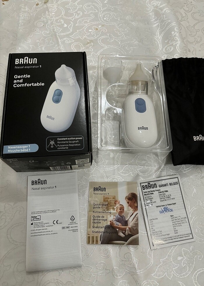 Braun Nazal Aspiratör Tertemiz Yedek Başlıklı Burun Temizleme Ci - Görsel 4
