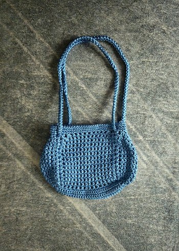 Örgü Bohem Çanta - Görsel 3