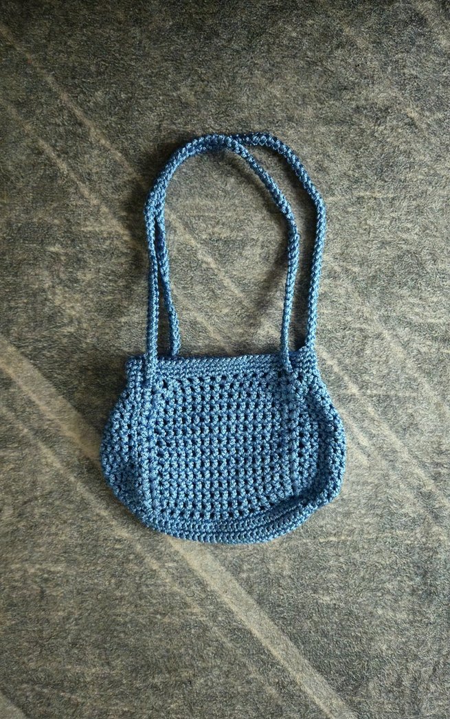 Örgü Bohem Çanta - Görsel 3