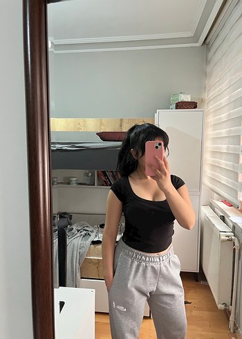 NİKE Gri oversize eşofman - Görsel 2