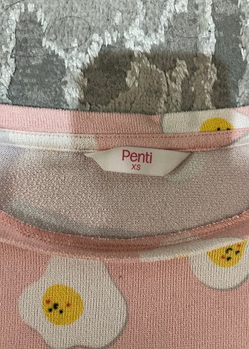 PENTİ Pembe Desenli Pijama Takımı - Görsel 3