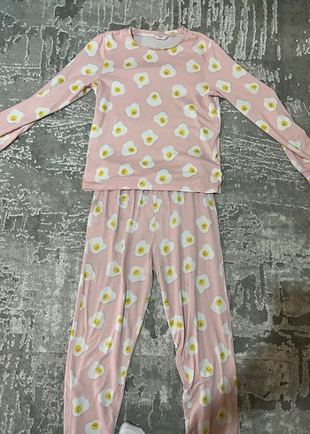 PENTİ Pembe Desenli Pijama Takımı - Görsel 2