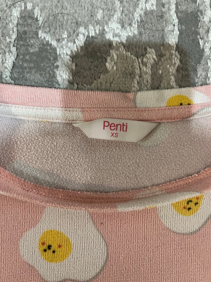 PENTİ Pembe Desenli Pijama Takımı - Görsel 3