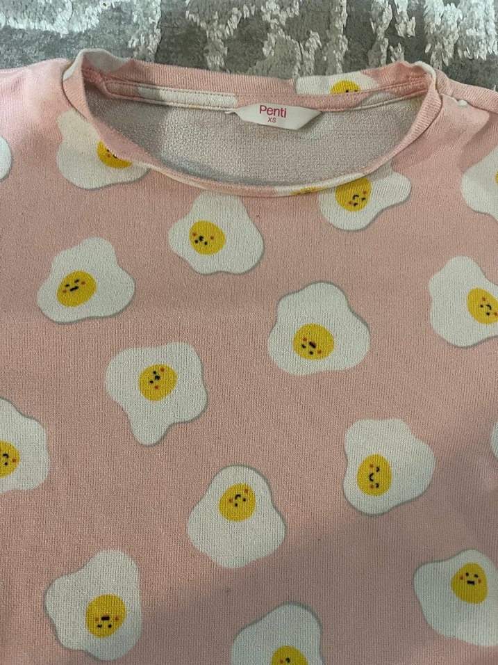 PENTİ Pembe Desenli Pijama Takımı - Görsel 4