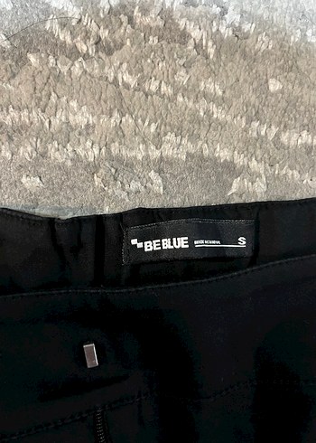 Siyah Cepli Kumaş  Kız Çocuk Pantolon - Görsel 5